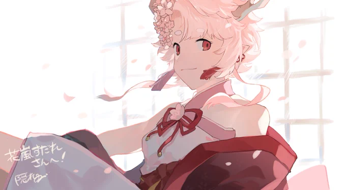 前回のskebで制作した作品です!改めてリクエストありがとうございました!とても楽しかったです~ 