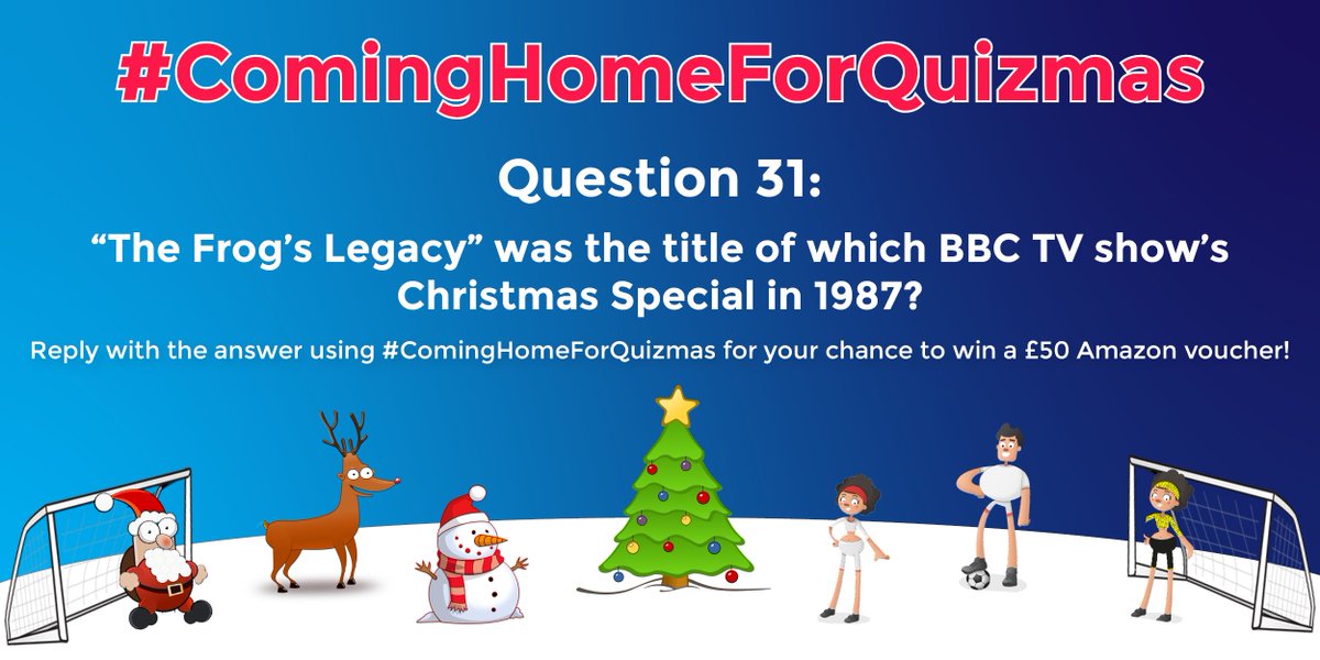 BrokerDirectPlc's tweet photo. 🔙 We’re going back 3⃣5⃣ years for today’s #Christmas #giveaway question

🕒 It’s the #ShortestDay of the year, so brighten it up and try to #win a £50 Amazon voucher

Reply with the answer using #ComingHomeForQuizmas 🎅⚽️ and you’ll be entered!

T&amp;Cs 👉 https://t.co/ab7aKDZZFj https://t.co/ml5hSl1SOd