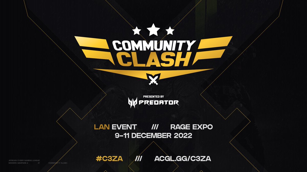 AfricanGaming's tweet photo. β Did you miss Championship Sunday of #C3ZA? Or do you want to relive it?
β
We have you covered. The VoD is now live on our YouTube channel!
πΊ https://t.co/lPvXLz6lgS
πͺ The #CallOfDuty Community Clash was powered by @PredatorAfrica at @rAgeExpo 2022.
#CODZA #esportsZA https://t.co/SfBxdk9tTL