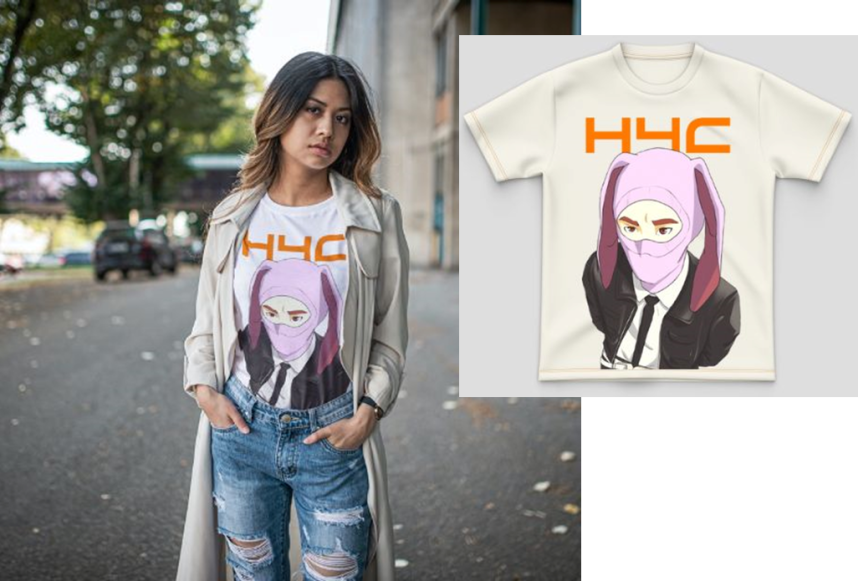 Been having fun playing around with t-shirt mockups for the first @h4cstudio design challenge.

Reckon I missed my calling? 😁