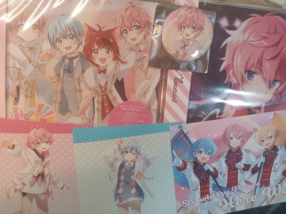 さとみ Here we go 特典缶バッジ