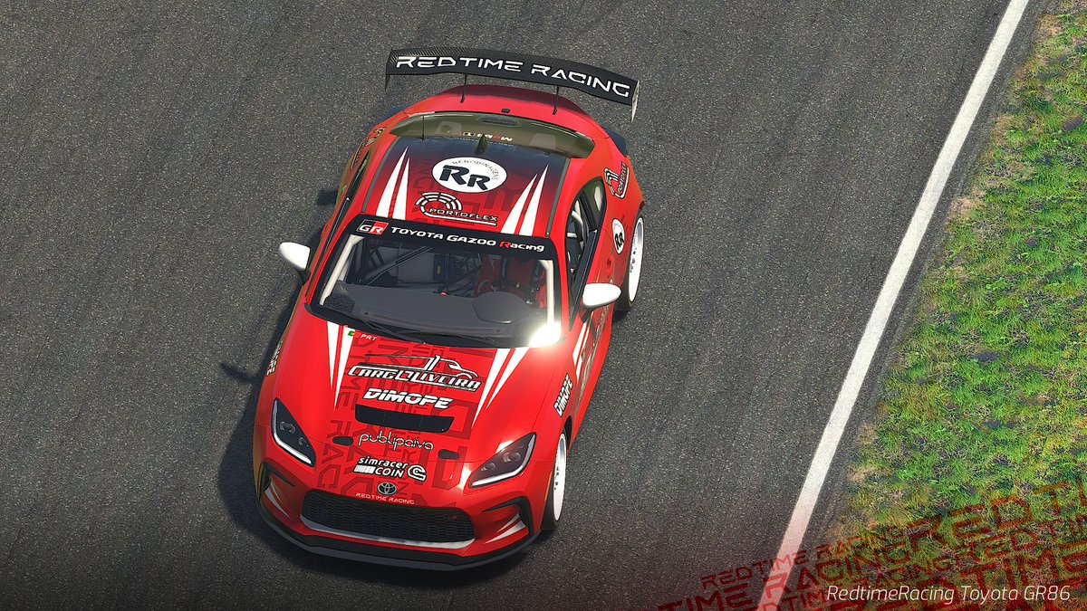 RedTimeRacing's tweet photo. New Toyota GR86 REDTIME revealed
Recently released by iRacing, the new Toyota GR86 is a huge success, and now it's available with team  REDTIME RACING colors.
#iRacing #Toyota86 #redtime #simracercoin https://t.co/PgSxRP22XV