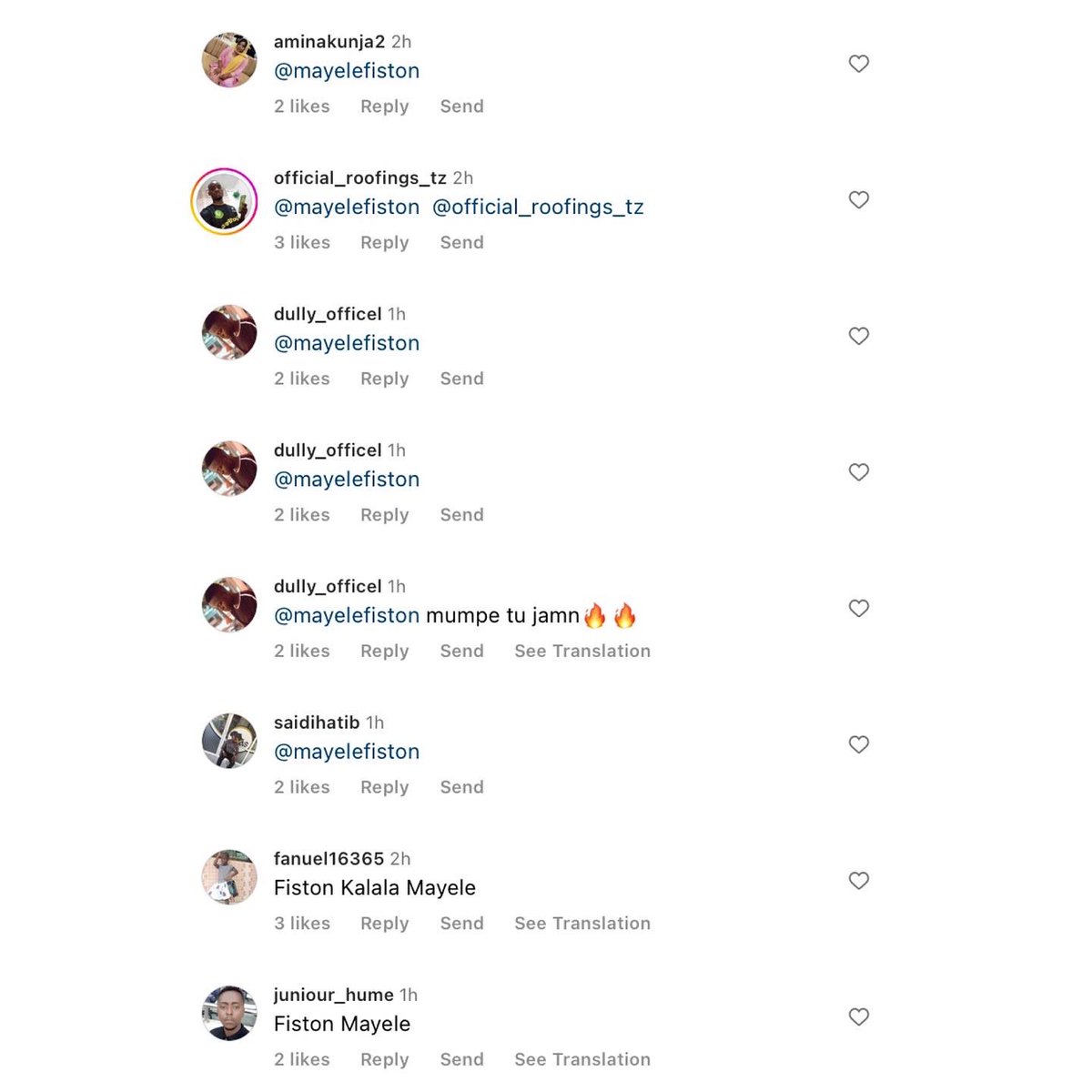 wasafifm's tweet photo. Kura hizo zinazopigwa kwa njia ya comments katika ukurasa rasmi wa Instagram wa #leopardleader ambacho ni chombo cha habari za Michezo kutoka nchini DR Congo. https://t.co/kzNJXcj335