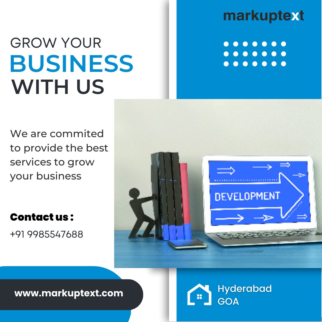MarkupText's tweet photo. We are committed to provide the best services to grow your business @markuptext #markuptext https://t.co/CVLhFfE5IS