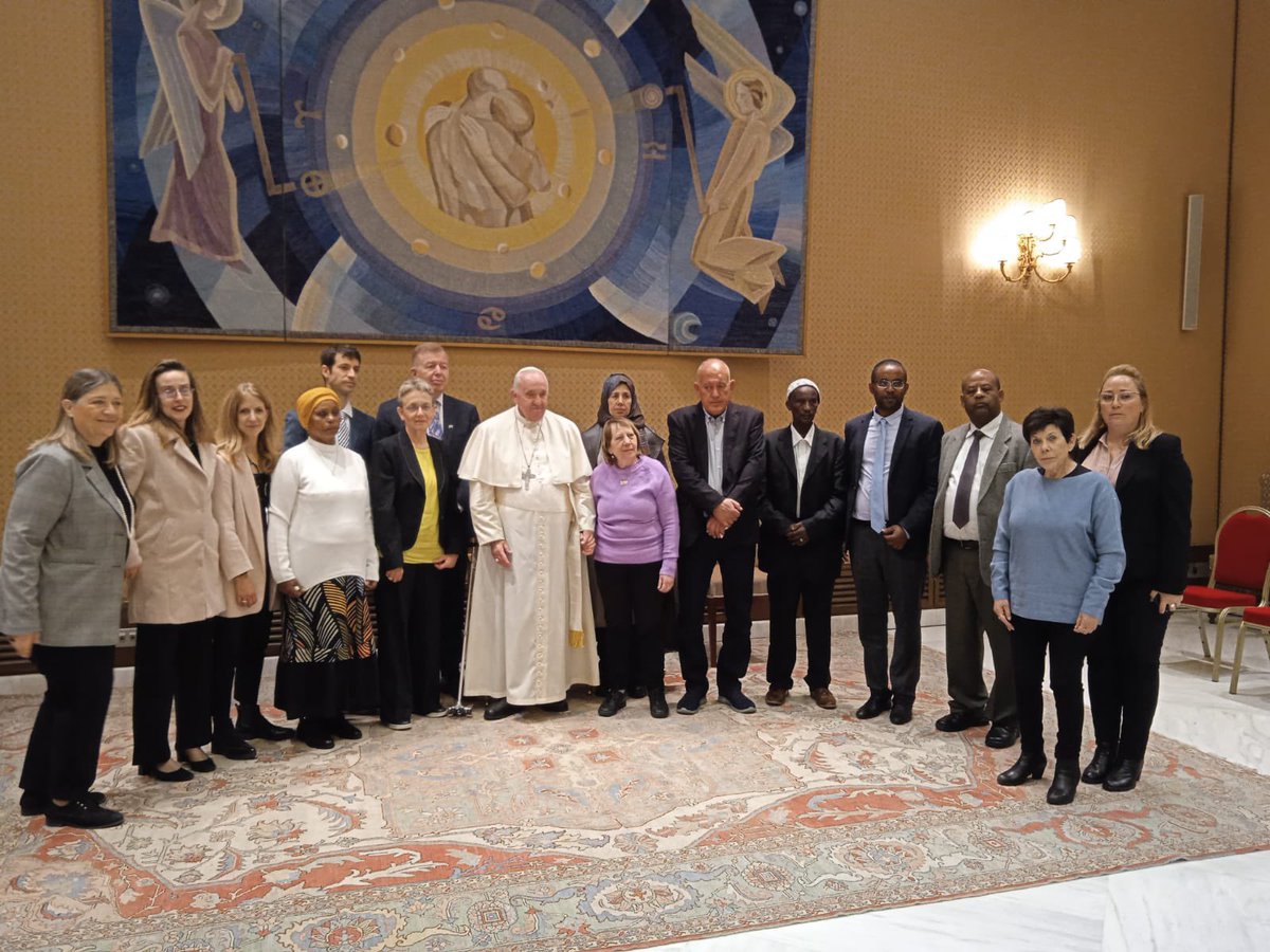 1/3 Earlier this morning, the family of Israelis being held captive by terror organization Hamas in the Gaza Strip met with His Holiness Pope Francis at the Vatican as a part of a humanitarian delegation.