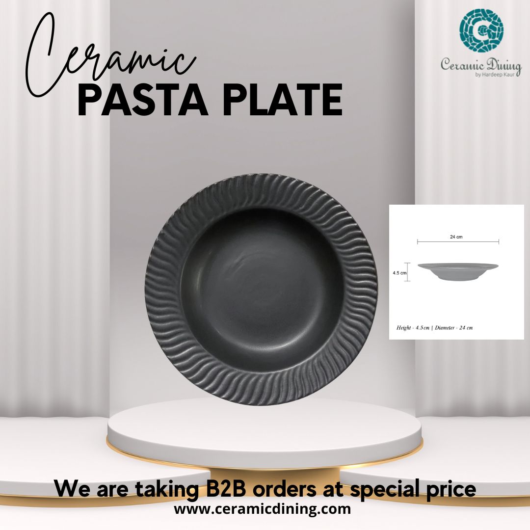 CeramicDining's tweet photo. The matte black deep plate is sophisticated enough for entertaining yet sturdy enough for everyday dining. ! 

👉We would like to update you that we are open for B2B orders. 

Check out our amazing collection at https://t.co/w9NGFfQIwV https://t.co/NAGhAJHYlZ