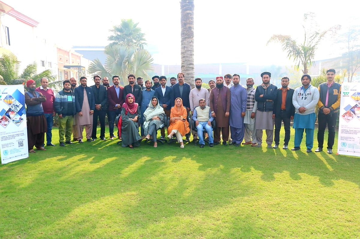 NBDPofficial's tweet photo. Happening 1-Day Training Program on "Chemical Trade & Formulation " at Welcon Training Facility, Multan.
Register yourself for Upcoming Training Programs at https://t.co/dVDu3cdzUW
#training #SME #capacitybuilding #learning #chemicaltrade #fomulation #NBDP #SMEDA https://t.co/Q4qzy3JqGR
