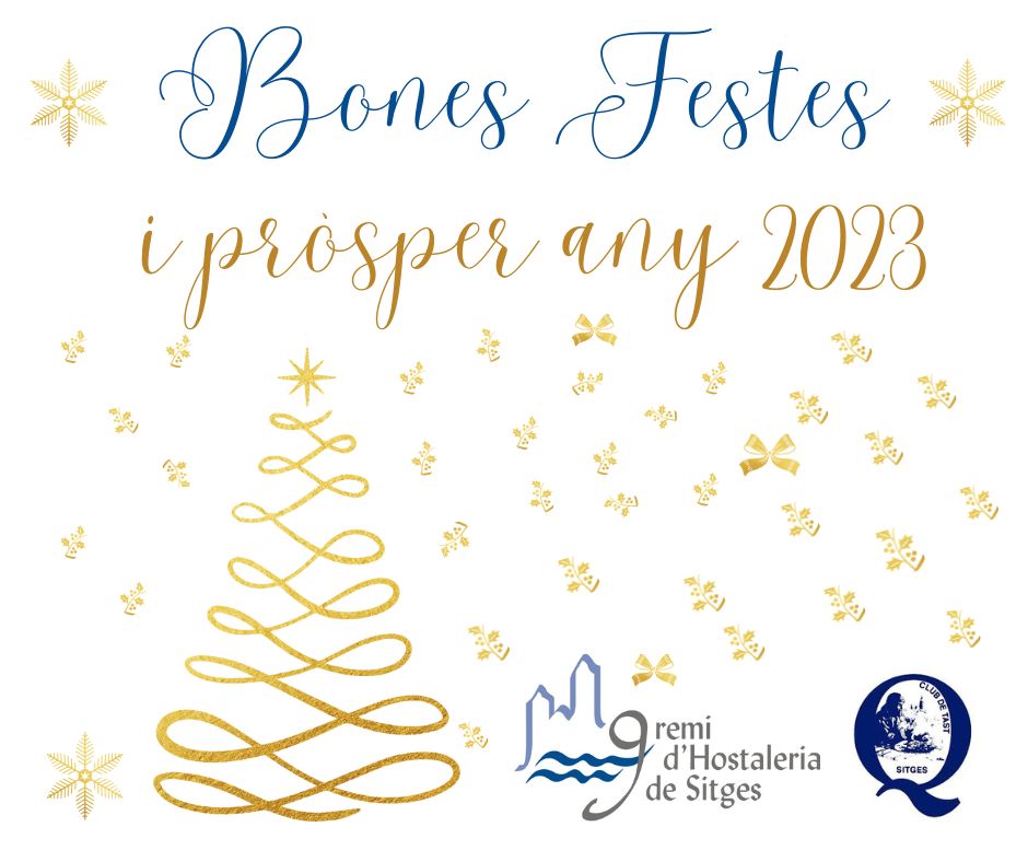 GremiHostSitges's tweet photo. #Pròsper i #Feliç2023
#Nit de #CapAny amb seguretat.
👉https://t.co/D38bUj9czt
Els millors desitjos per #2023
🥳#Alegria
🎄 #Serenitat
💙💛#Pau
@mossos @policiaSitges @BombersSitges @semgencat
@gerenciafihr @TurismeDeSitges @sitges_shopping
@AjSitges @TurismeDIBA https://t.co/IG2tSDReOl