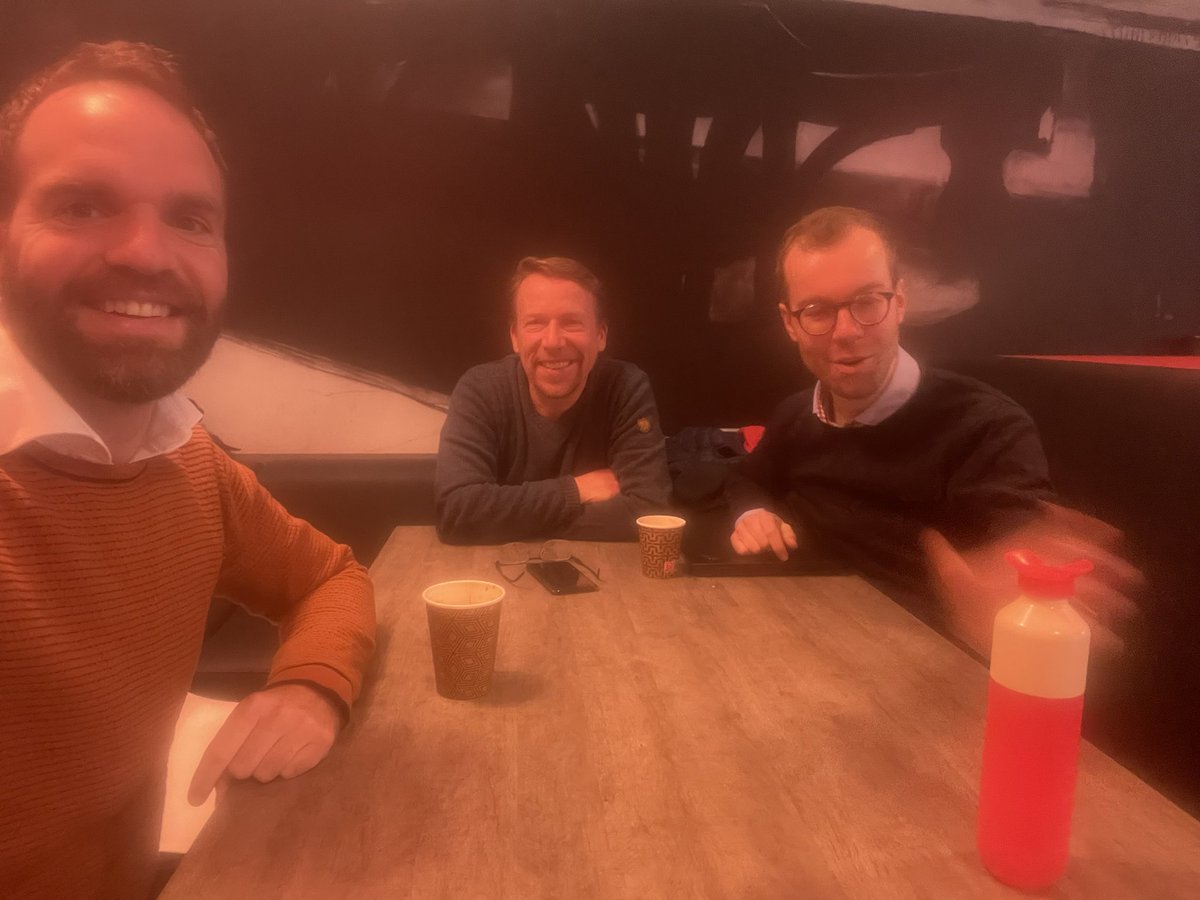 Na veel contact via Twitter nu eens eindelijk fysiek kennis gemaakt met @JeroenCandel en <a href="/PatrickAJansen/">Patrick Jansen 🐾</a>. Dank voor jullie tijd!