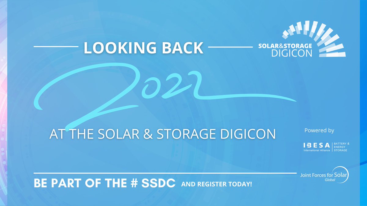 Solar & Storage DigiCon powered by JF4S & IBESA tweet media