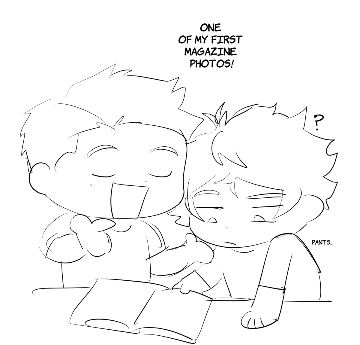 young hiro posing for a magazine..... please tom let me see gen 1 again 