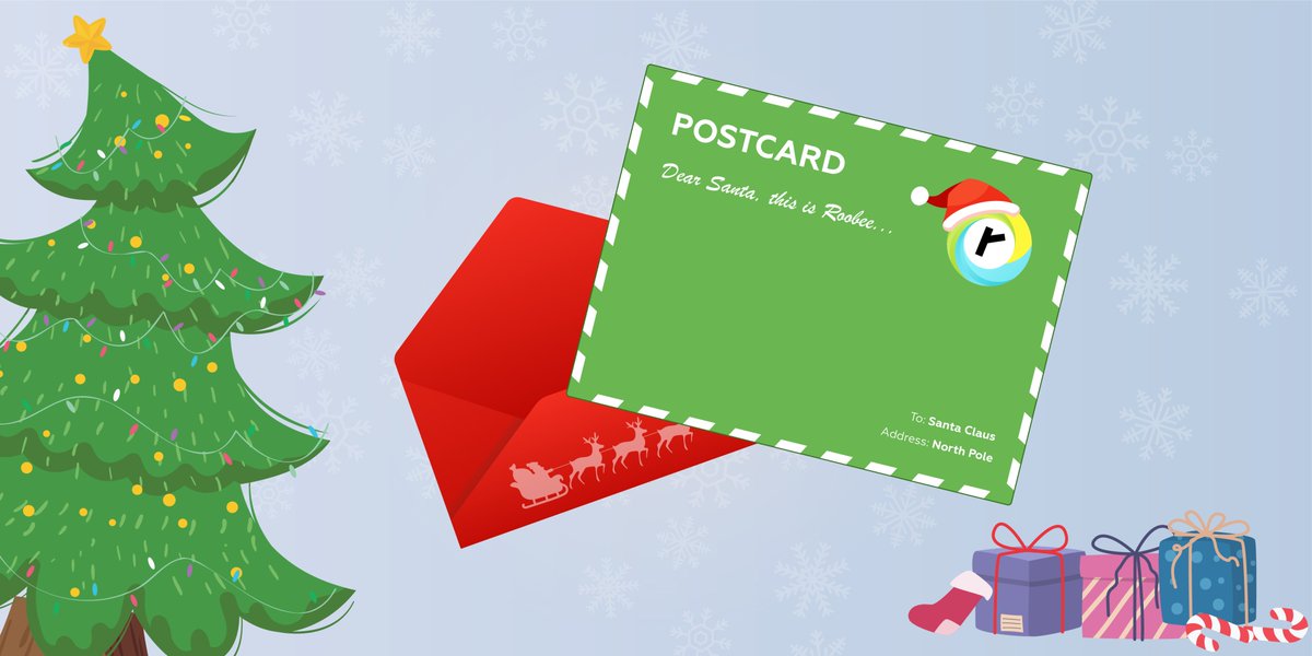 🎊X-mas Wish Event! #RoobeeChristmas🎊

To join:
✅ Follow 
🔁 Retweet
📝 Leave a message to Santa and your BEP20 $ROOBEE address in the replies.

🎅🏼🎁 On Dec. 27, we'll select 10 winners among those who've completed all the steps. Each winner will get $10 in $ROOBEE!

#ROOBEE