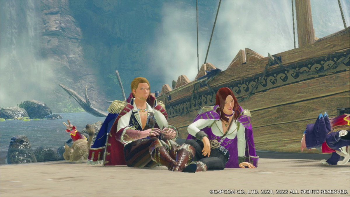 taintedmantis's tweet photo. I'm Guybrush Threepwood from Monkey Island, and my wife Elaine Marley was in the 1st episode of #JaycanFashionShow! Here are some snaps when we're not busy pirating!
#JaycanFashionShow2 #MonkeyIsland #MonsterHunter #HunterGram #MHRise #Sunbreak
Tutorial: https://t.co/Xn1xrCm7M1 https://t.co/Kh1XXKCH0n