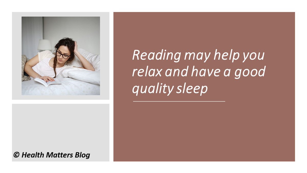 Hlth_matters's tweet photo. #World_Book_Day
#Reading a book before bedtime can ease emotional distress and make you more relaxed and peaceful state of mind. https://t.co/pGRwJey2Yd