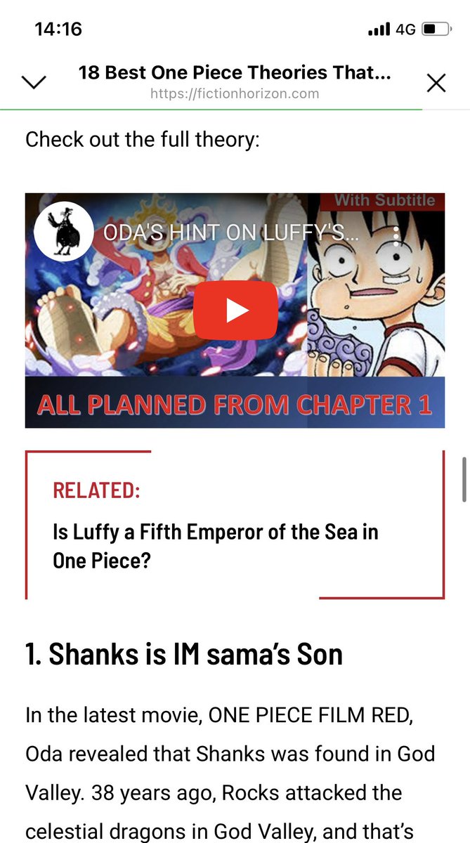 Our theories are now published on Fiction Horizon!

Find out 18 mind-blowing ONE PIECE THEORY and more articles on anime from here!

fictionhorizon.com/best-one-piece…