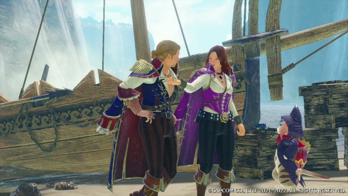 taintedmantis's tweet photo. I'm Guybrush Threepwood from Monkey Island, and my wife Elaine Marley was in the 1st episode of #JaycanFashionShow! Here are some snaps when we're not busy pirating!
#JaycanFashionShow2 #MonkeyIsland #MonsterHunter #HunterGram #MHRise #Sunbreak
Tutorial: https://t.co/Xn1xrCm7M1 https://t.co/Kh1XXKCH0n