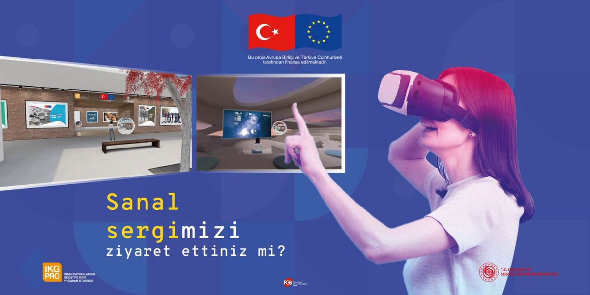 IKGPRO's tweet photo. 📌 Sanal sergimizi ziyaret ettiniz mi?

https://t.co/VIOrRSWjwh adresine giderek avatarınızı oluşturun.👫

Sanal gerçeklik deneyimiyle Başkanlığımız bünyesinde yürütülen çalışmalar, öne çıkan projelerimiz hakkında bilgi alın. ✨ 

@EUDelegationTur @csgbakanligi https://t.co/qOHYsyVQPE