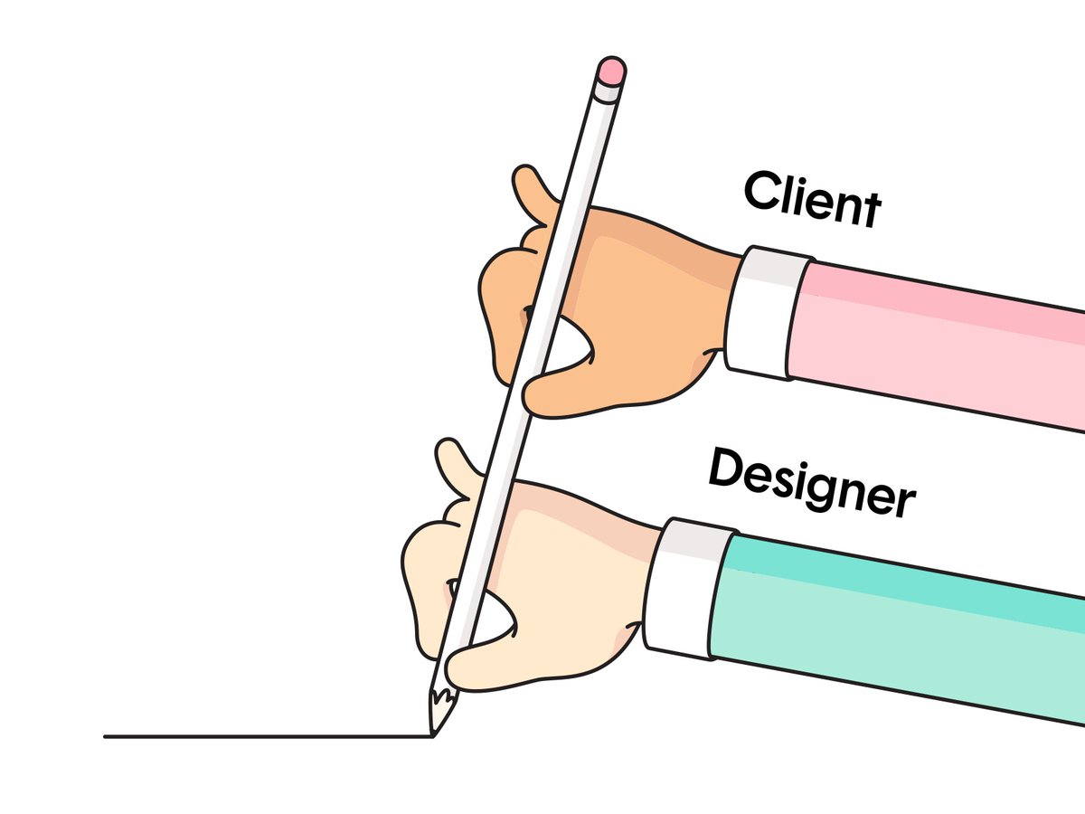 stixmedia's tweet photo. When you hire a creative please stop trying to teach them how to do their work ! https://t.co/slrJ4i31YE