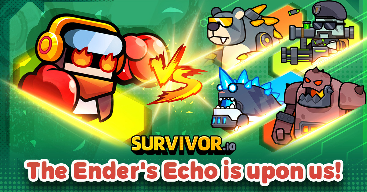 Survivor!.io on X: Hi Survivors： 🆕The Ender's Echo is upon us! Event  Time: Start from Dec 22nd 16:00 UTC+0 Boss Name: Sunset Tyrant, Star of  Destruction, Killer Shaun, Bouncy Bear Tips: Every