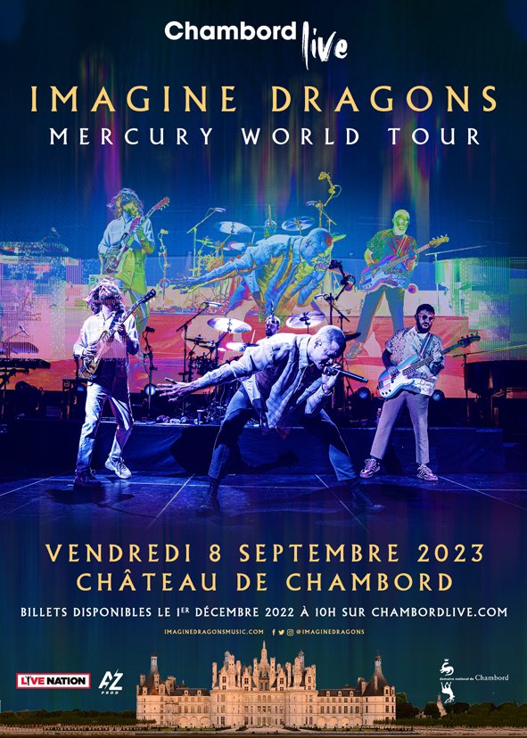 [#CONCOURS] 🎄Chambord met le paquet pour Noël !🎁

🔁RT et🎅 Tweetez "#ChambordMetLePaquet pour me faire gagner deux places pour le concert d' #ImagineDragons car ________" pour tenter de gagner deux places pour le concert !
 
📅 La meilleure réponse sera sélectionnée le 02/01