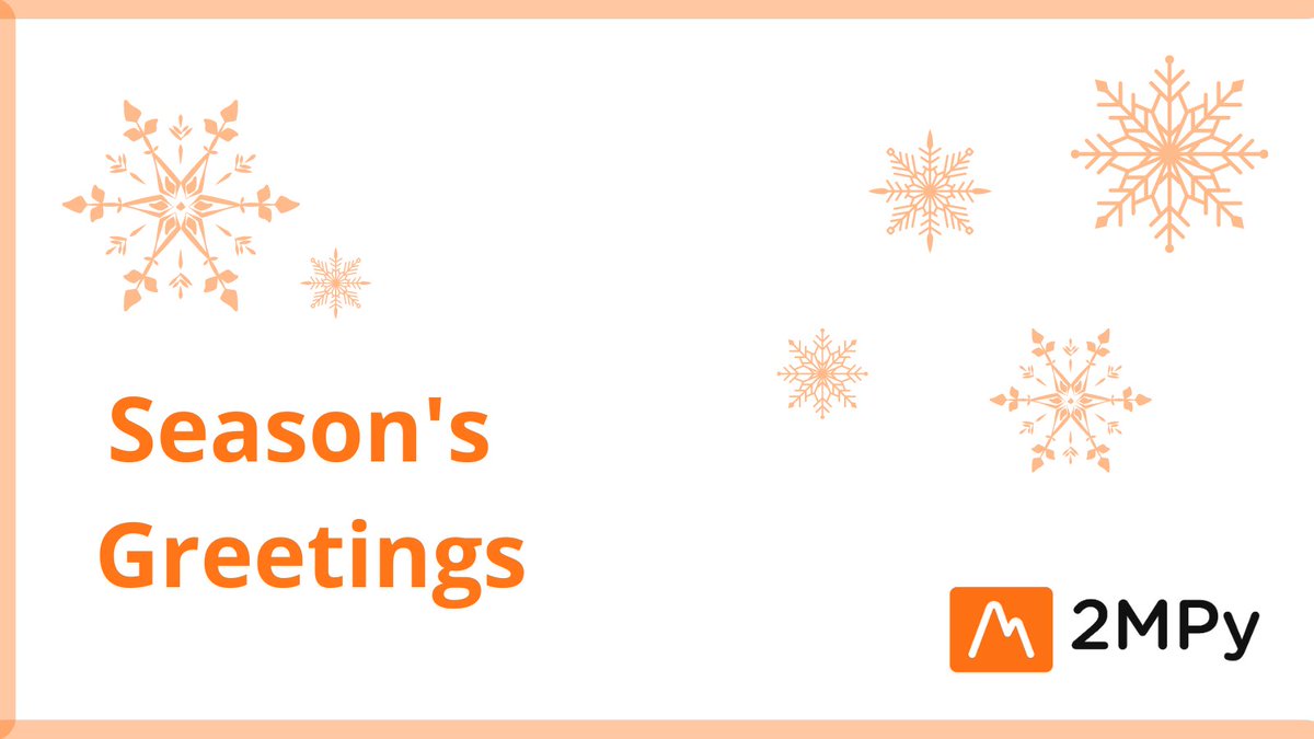 2MPy1's tweet photo. A big thank you to our clients, supporters and collaborators for making 2022 a year to remember! Have a peaceful and enjoyable holiday season from all the team.
#collaboration #consulting https://t.co/GK8QwBwiU6