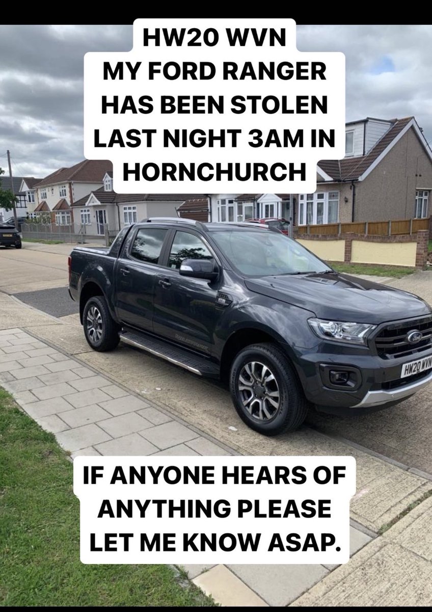 A close friend of mine has had his work truck stolen overnight. 5 days before Christmas he can now no longer work until he finds a replacement. If anyone hears anything please let us know and please RT and share 🚨🚨