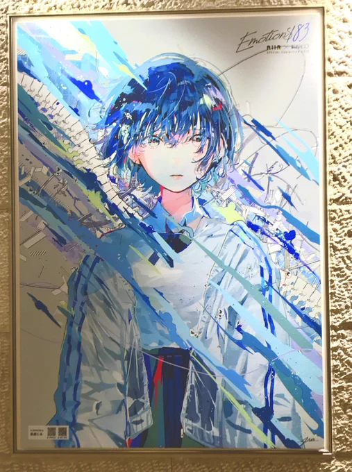 めちゃ遅感想ツイートになってしまうのですが、先月 emotions183見てきました!  建物内の色々な場所に大きなイラストが飾られていてとてもワクワクした…どの作品も素敵でした #emotions183(▽リプ欄にイラストの作家さんのお名前記載してます) 