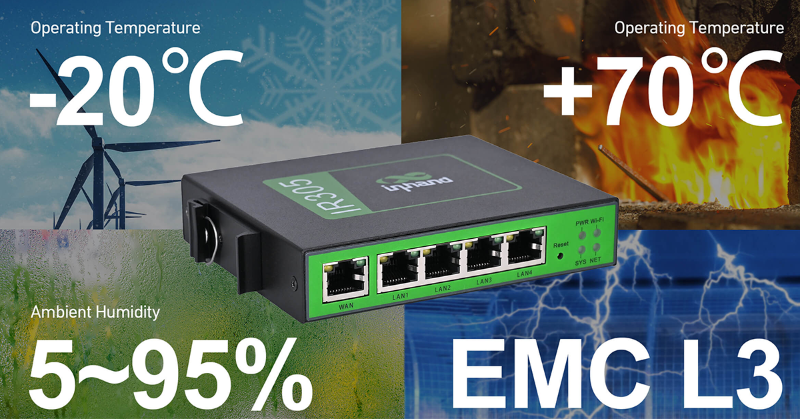 InHandNetworks's tweet photo. Metal shell, IP30 protection. EMC level 3. Wide operating temperature: -20℃~70℃. IR305 is compact, which effectively reduces the space for installation and deployment. #IR305 is suitable for various IoT deployment sites. #IoTdevices #router #IoT #IIoT #inhandgo
Learn more👇