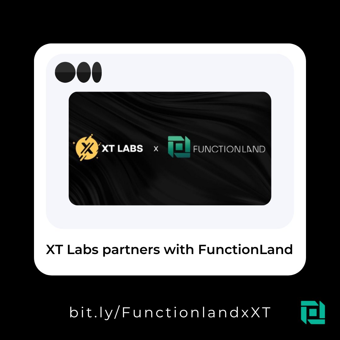 functionland's tweet photo. 🤝Functionland x XT Labs🤝
📍Read the full article on medium:
https://t.co/ABZuWJZocT
@labs_xt
@XTexchange_Guru
#partnership #web3 #blockchain #crypto #XTlabs #Web3BAS #medium #article #Store2Earn #Code2Earn https://t.co/pSqW85QPLU