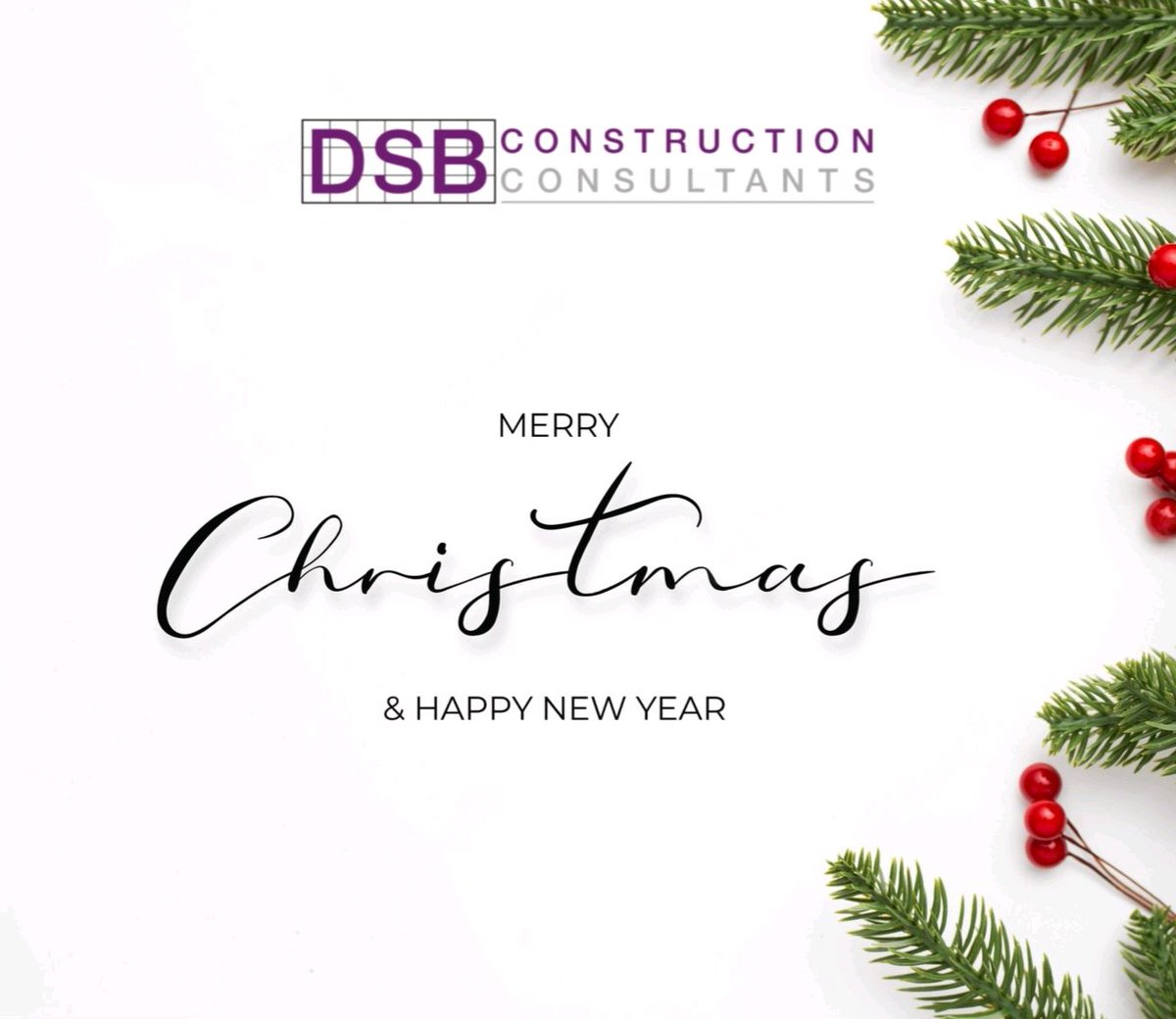 DHassociates's tweet photo. Merry Christmas and a Happy New year from all at DSB!
A big thank you to all of our Clients and colleagues for a great year, looking forward to seeing what 2023 will bring

#DSB #Christmas https://t.co/fEhHeNbnpm