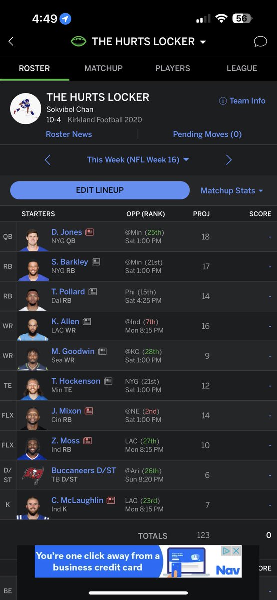 DavidCh79840822's tweet photo. @andyholloway Need help to for my line up this week according the weather. Full ppr please https://t.co/5Id6WgyMNI