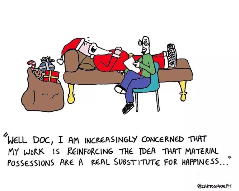 Santa questions his role #Christmas #SantaClaus