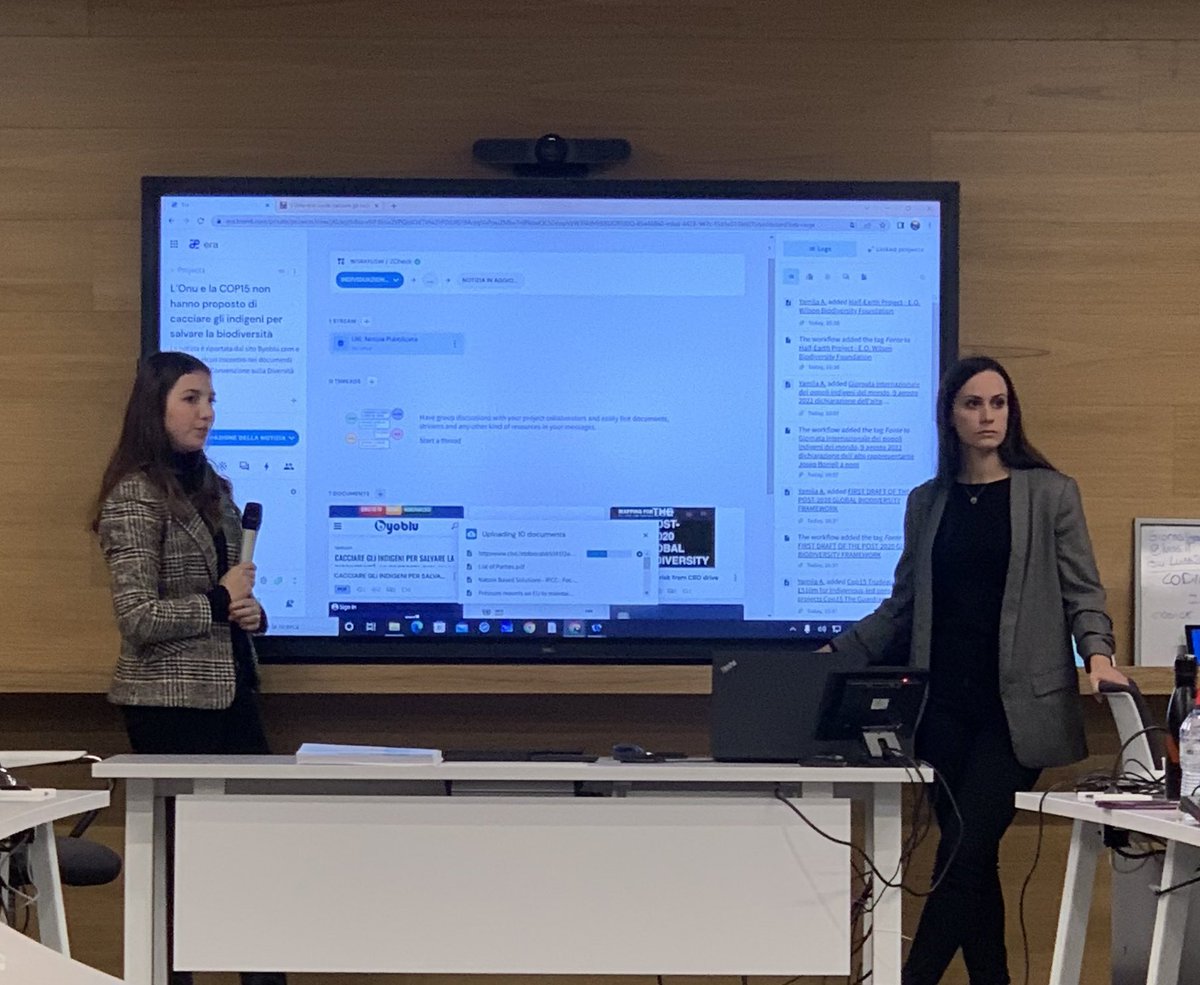 ale_spada's tweet photo. Blockchain &amp; News: Yamila Ammirata e Elena La Stella del Master in Giornalismo e Comunicazione Luiss illustrano i nuovi modelli e gli strumenti che aiutano i giornalisti contro la disinformazione @riotta @Traent_ #deeptech #blockchain https://t.co/an4QmFTiML