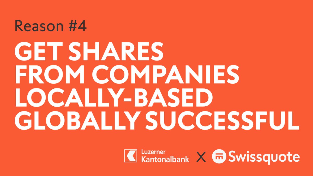 Swissquote's tweet photo. By investing in #LUKB-Expert-Tell #funds with Swissquote, you are opting for market-leading companies headquartered in #Lucerne, #Zug, #Schwyz, #Uri, #Obwalden or #Nidwalden. 📈
▶️ Learn more: https://t.co/jOdi0PdVKf
@LuzernerKB https://t.co/kMrLvgDg7Y