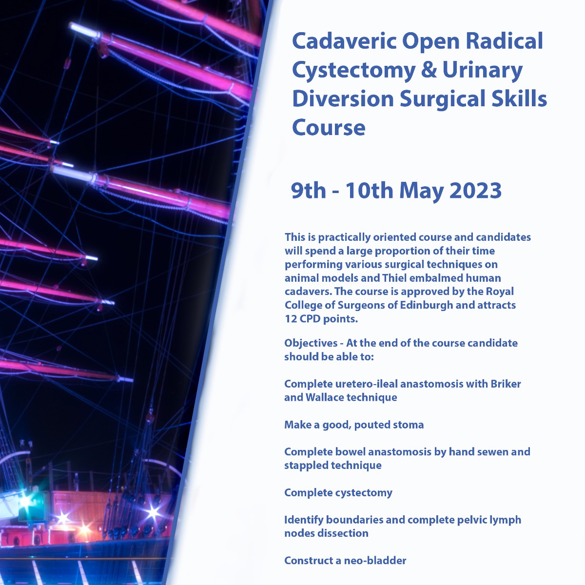 UK_STN's tweet photo. Cadaveric Open Radical Cystectomy &amp; Urinary Diversion Surgical Skills Course

This course is sponsored and supported by KARL STORZ, a leader in endoscopic surgery, an organisation committed to innovation and supporting education:
https://t.co/tat1mHykLL https://t.co/XLVm1RMPal
