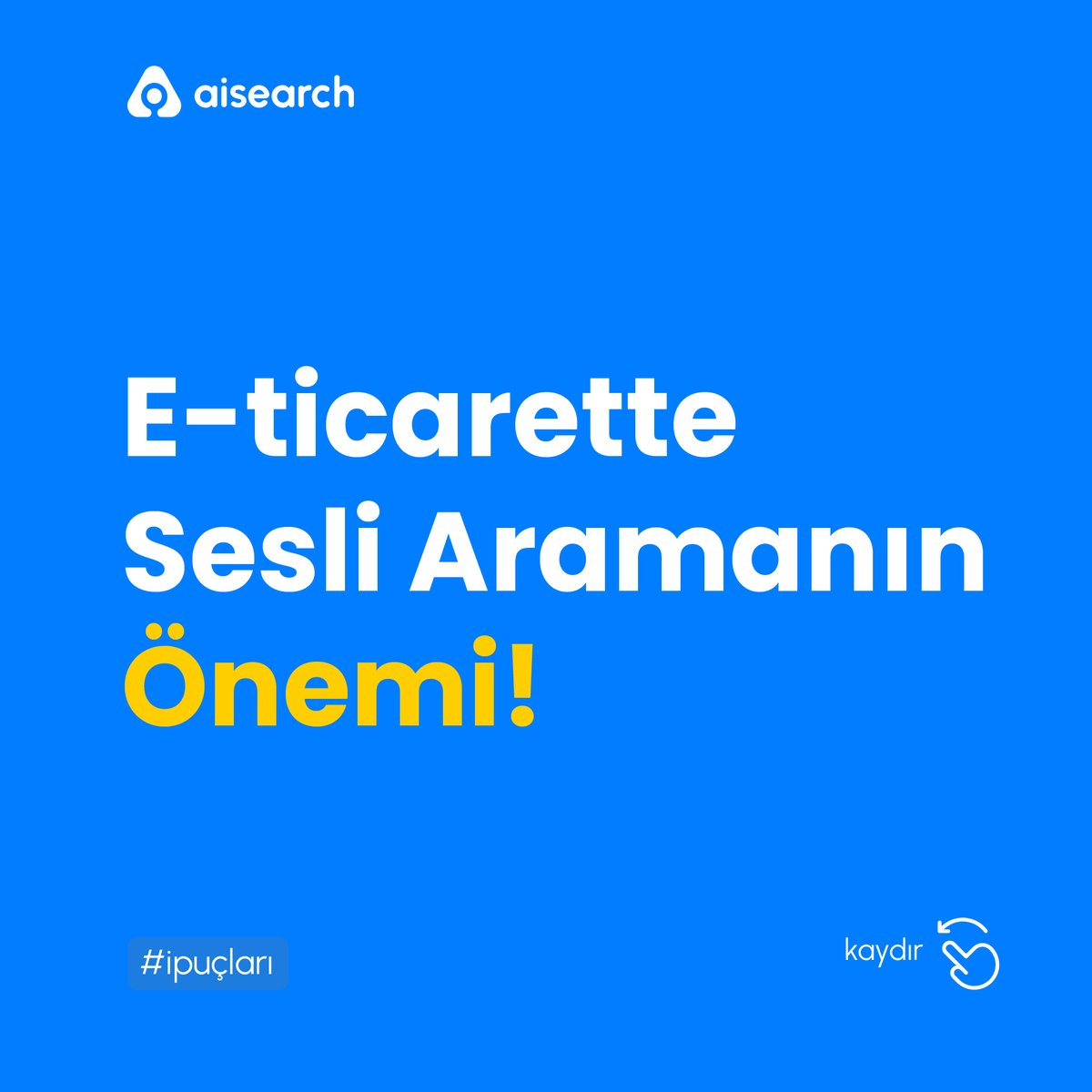 aisearchapp's tweet photo. Teknolojideki gelişmeler online alışverişi de etkiliyor.🛒 Bununla birlikte e-ticarette sesli arama da giderek yaygınlaşıyor. Peki sesli arama nedir, faydaları nelerdir ve metin aramasıyla farkı nedir?🚨
.
.
.
.
#eticaret #eticaretsitesi #aramamotoru #satış #yapayzeka https://t.co/9vOks4XPhD
