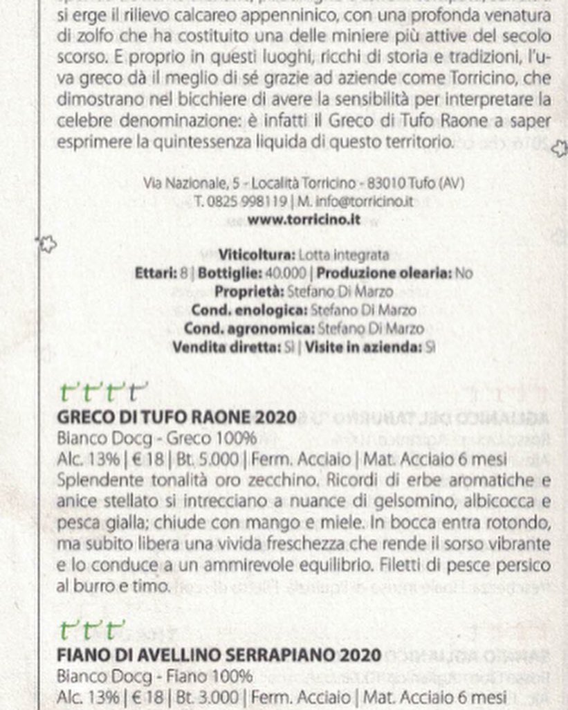 torricino's tweet photo. L'Uva Greco da il meglio di se grazie ad aziende come Torricino, che dimostrano nel bicchiere di avere la sensibilità per interpretare la celebre denominazione: è infatti Il Greco di Tufo Raone a saper esprimere la quintessenza liquida di questo territorio. https://t.co/isjJv2rIhH