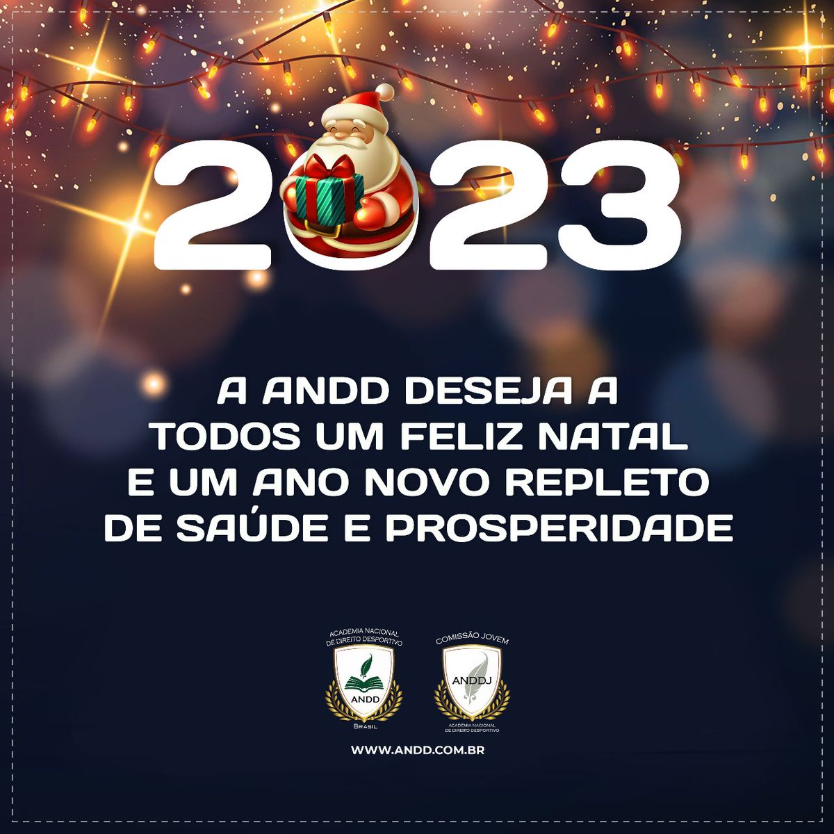 AcademiaNacion4's tweet photo. A ANDD e ANDDJ desejam a todos um Natal abençoado e um Feliz Ano Novo!
Voltaremos com novidades em 2023!!!
#andd #anddj #direitodesportivo #derechodeportivo
#andd_brasil #anddj_brasil #academianacionaldedireitodesportivo #feliznatal #feliz2023 #anonovo https://t.co/i8yawuIzTX