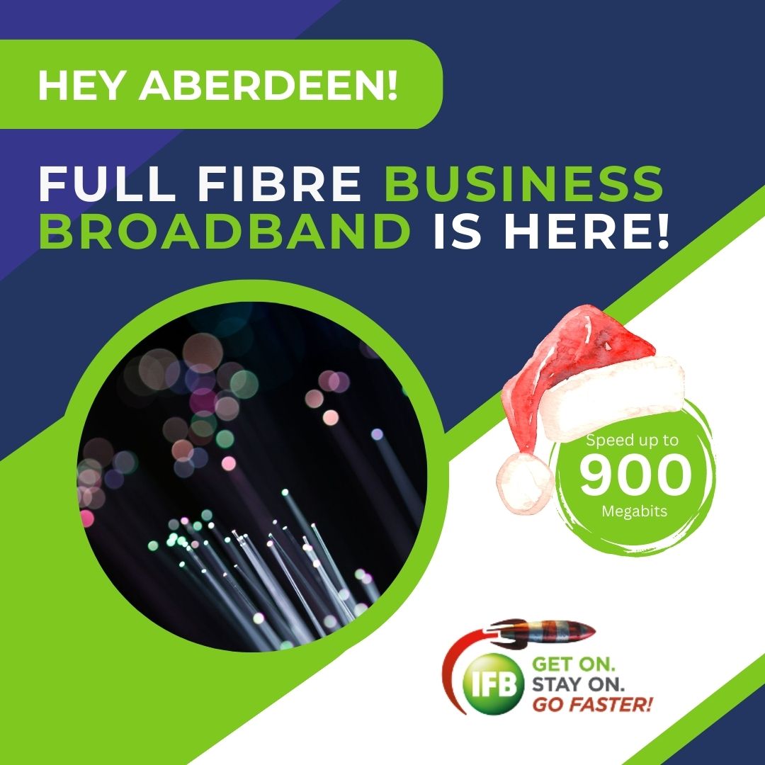 Hey Aberdeen! 
You've made the 'Nice List' this year with Full Fibre Business Broadband from @IFB_LTD 🎅🎄. 
Get in touch with #TeamIFB and #futureproofyourbusiness today!

ifb.net/full-fibre-bus…

#fullfibre #fttp #fullfibrebroadband #gigabitspeed #aberdeen