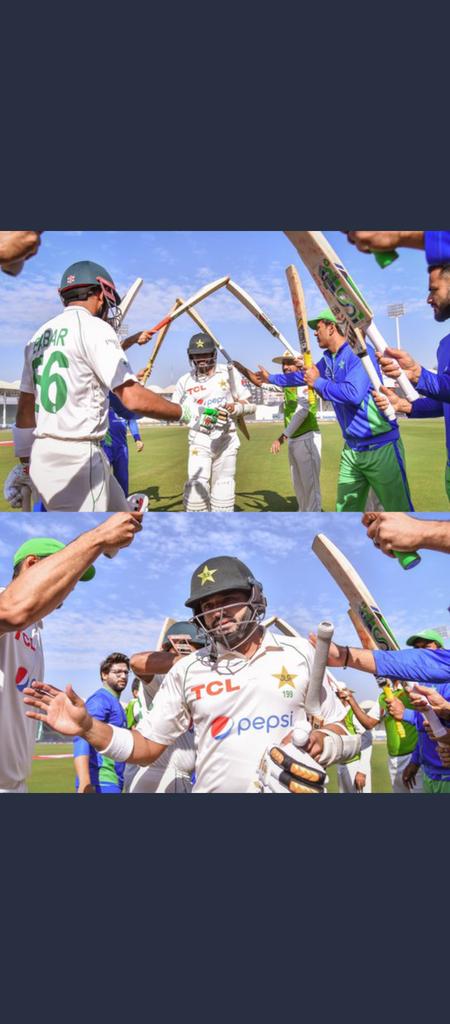 iAdeel_khan_56's tweet photo. Thank you @AzharAli_  my favorite test player Last match
#pak_vs_eng 
3rd test karachi https://t.co/KbG5zkQyoM