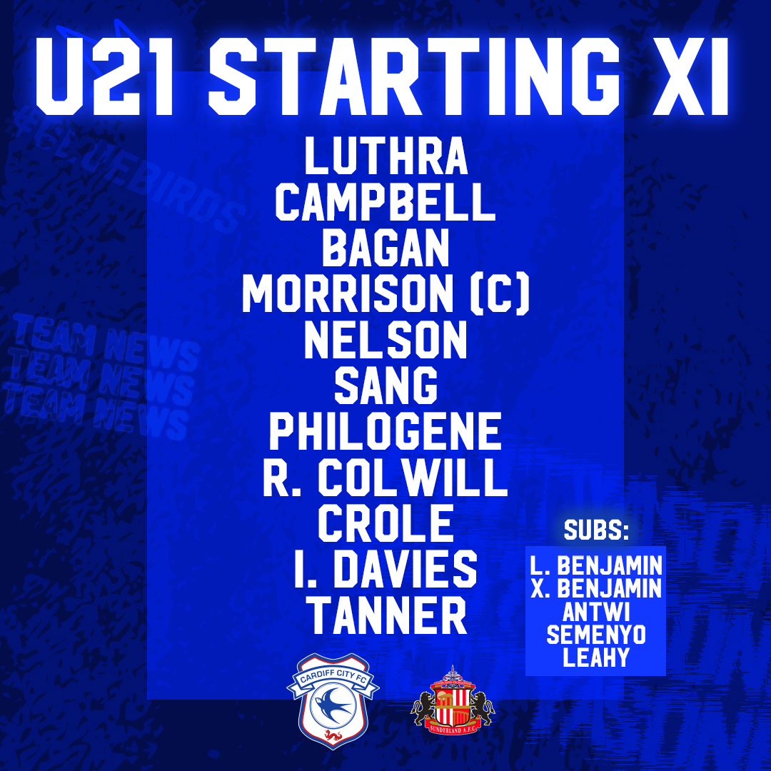 Cardiff City Football Club - U21 TEAMS: Cardiff City Football Club