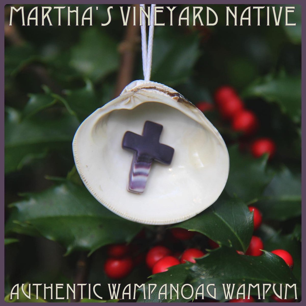 MVNativeWampum's tweet photo. #WampumWednesday™

Enter for a chance to win this week's giveaway of this lovely #Christian ✝️ #Cross #wampum, and #QuahogShell #ChristmasOrnament by following Martha’s Vineyard Native™; and tagging a friend, and/or commenting #WampumWednesday below. https://t.co/vmZgjkCoFe
