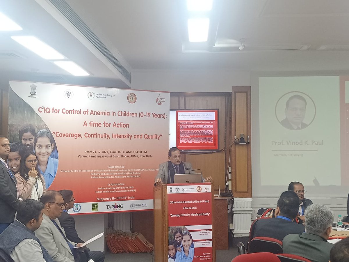 WeCan4Poshan's tweet photo. Deliberations &amp; way forward for control of anemia through C2IQ at AIIMS, New Delhi

@AMB_IEG @a_ncear @india_iap @NITIAayog @MoHFW_INDIA @IAPSM_India @smritiirani @SmritiIraniOffc @aliveandthrive @UNICEFIndia @tarangsbcc @LadyIrwinNceard @ICMRNIN @BMGFIndia @AyushmanNHA https://t.co/HcdxaxI8co