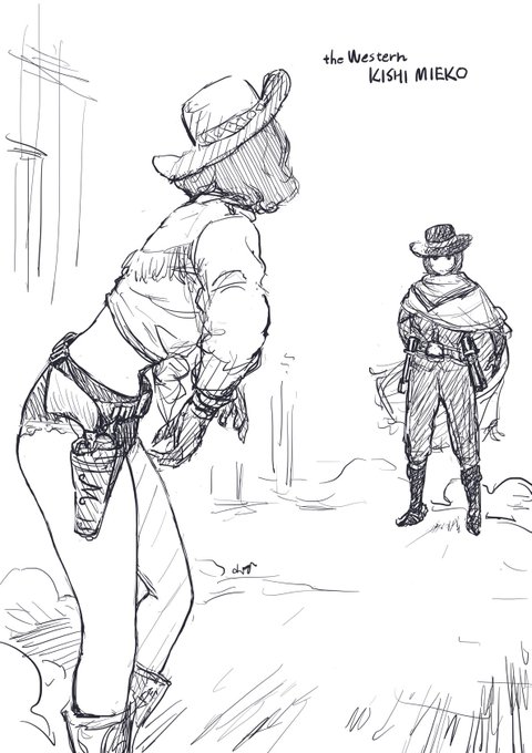 いざ決闘のシーン。 https://t.co/gagZk78Jsn 