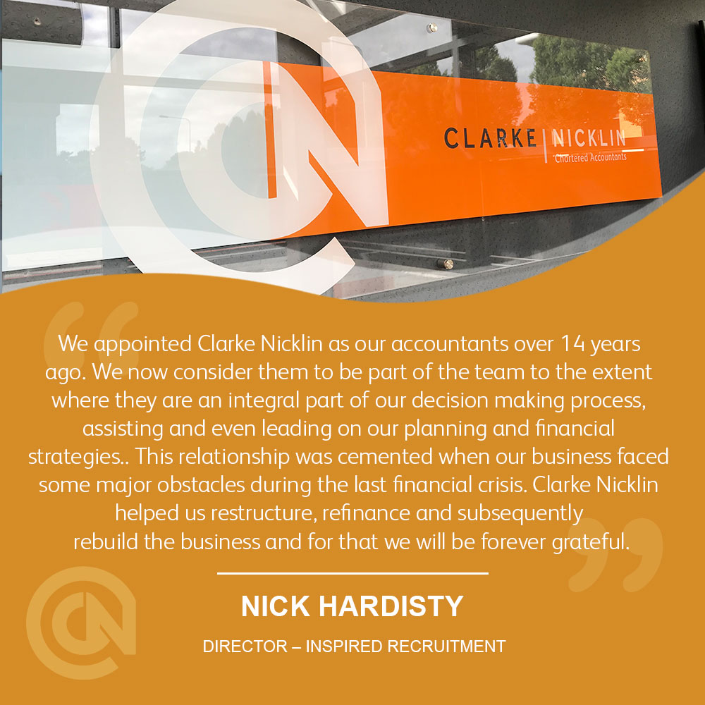 Another great testimonial👏

Read more: clarkenicklin.co.uk/accounts-syste…

#charteredaccountants #accountants #stockportaccountants #accountingandfinance #finance #financialadvice #clarkenicklin #clarkenicklincharteredaccountants #cheadle #cheadleaccountants #throwbackthursday