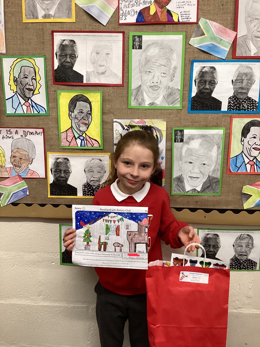 PengamYear4's tweet photo. Congratulations EG for designing the chosen Christmas design for the annual @PontRotary competition!🎄🎅🧑‍🎄 https://t.co/Cps1Jgtq0B