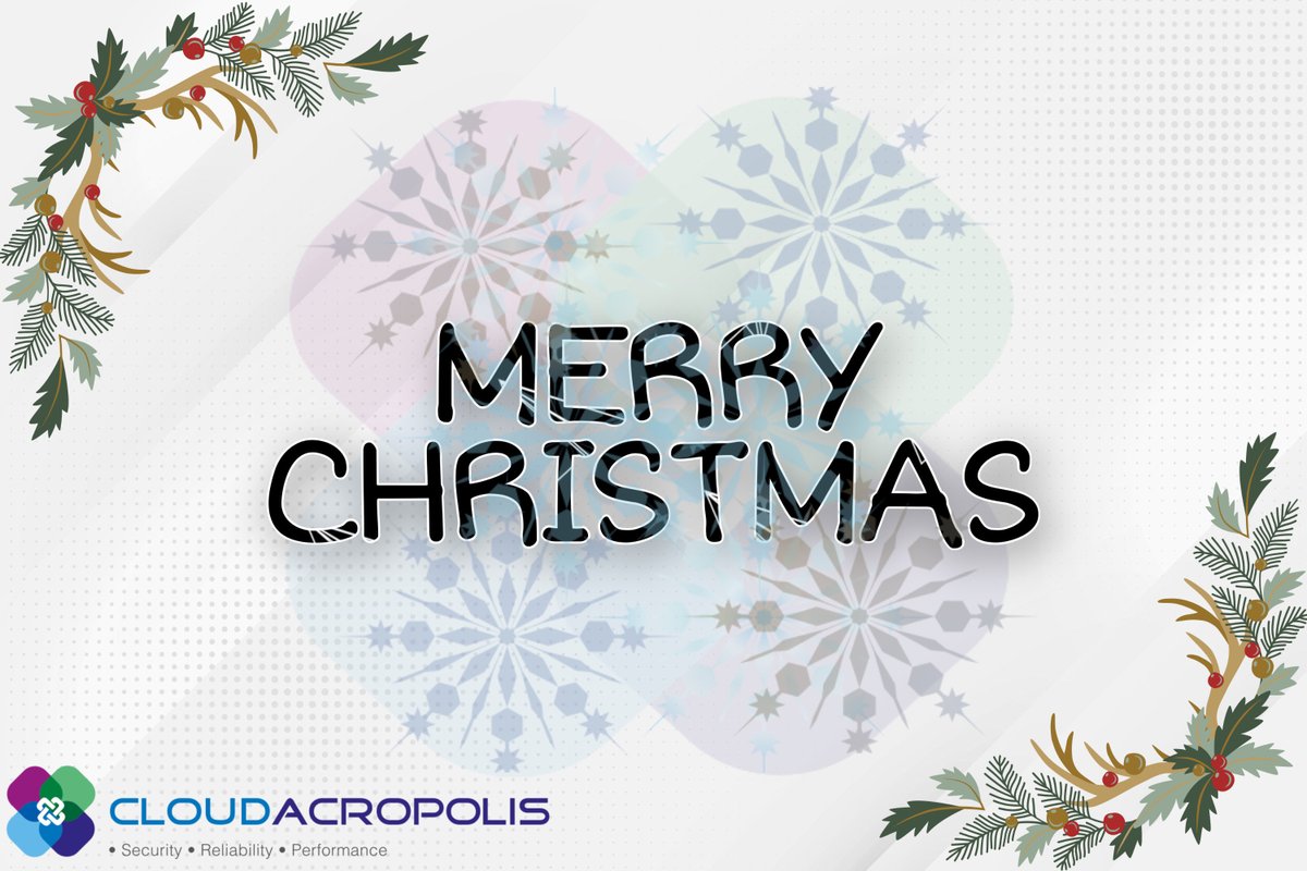 Merry Christmas from all of us at <a href="/CloudAcropolis/">CloudAcropolis</a> . We hope you have a very happy Holiday and we wish you all the best for the Coming Year.

cloudacropolis.com