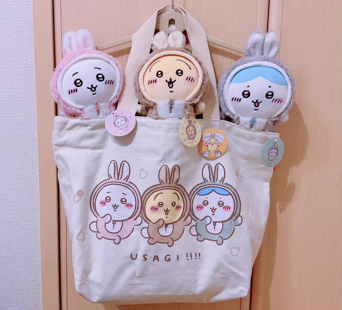 卯年のちいかわ福袋届いた…‼️✨🥰
可愛すぎてコレいつ使うねん感は正直否めないが、良い買い物した🐇うさぎ… 