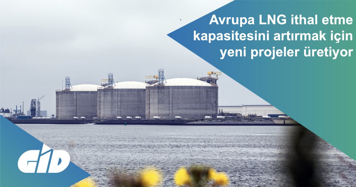 Uluslararası LNG İthalatçıları Birliği raporuna göre, AB ve Birleşik Krallık’ın LNG ithal etme kapasitesi 2024 sonuna kadar 2021’e kıyasla %34 oranında artacak. Birçok Avrupa ülkesi bu kapasiteyi artırmak için yüzer #LNG terminallerini kullanacak. bit.ly/3YGxMgs #enerji
