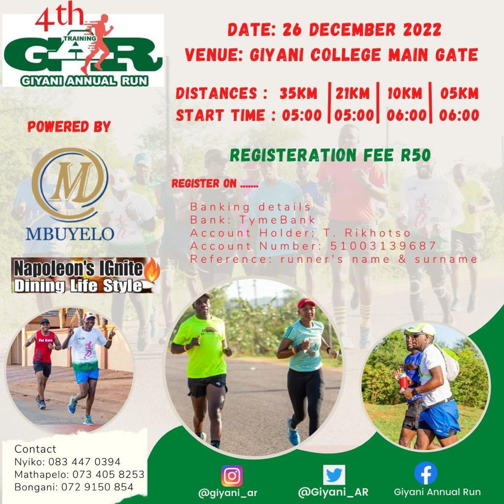 Keep up the festive fitness and mileage with us at GAR2022 on the 26th December.
Registration link : docs.google.com/forms/d/e/1FAI…
